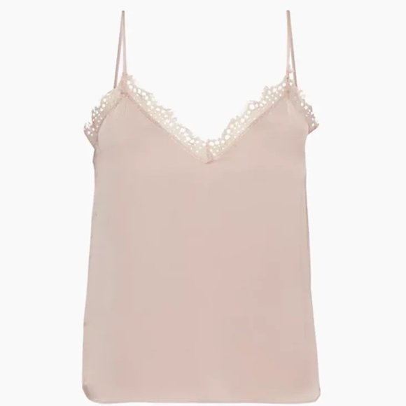 BNWOT: Aritzia Babaton Carlyle Satin V-neck Camisole Tank - Picture 1 of 8